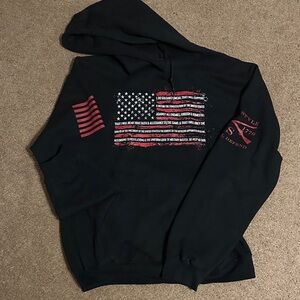 Black Graphic Hoodie